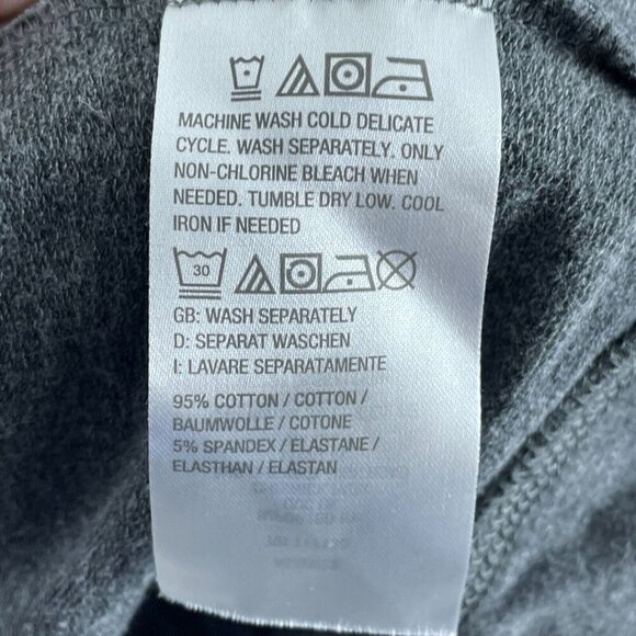 Belle by Kim Gravel Two-Tone Pink & Gray XL Lightweight Button-Up 1620 - Picture 3 of 9